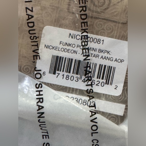 NWT Funko POP Nickelodeon The Last Airbender mini backpack - Picture 6 of 6